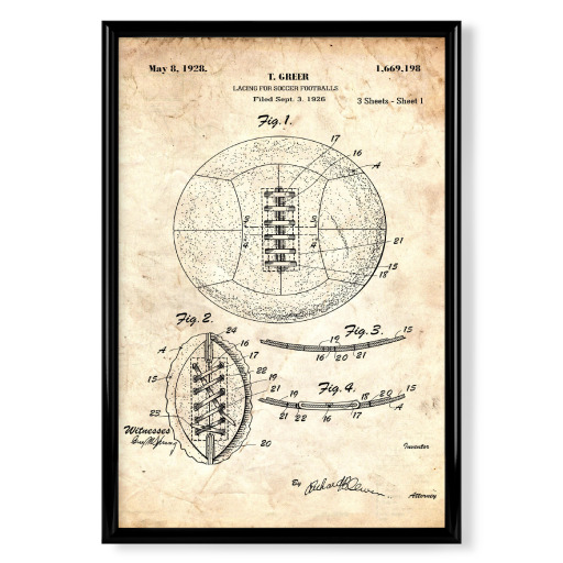 Fußball patent (Antik)