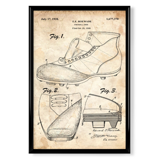 Fußballschuhe patent (Antik)