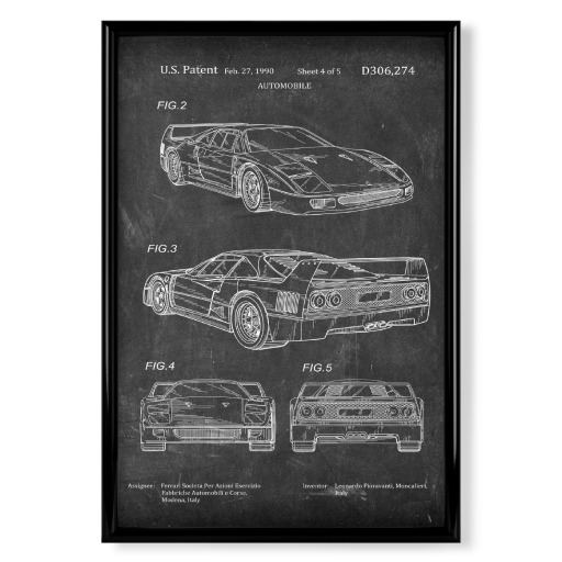 Sportwagen patent (Tafel)