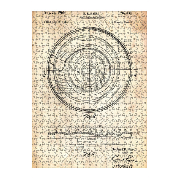artboxONE Puzzle "Astronomie: Planetarium (Antik)" artboxONE - Galaxy