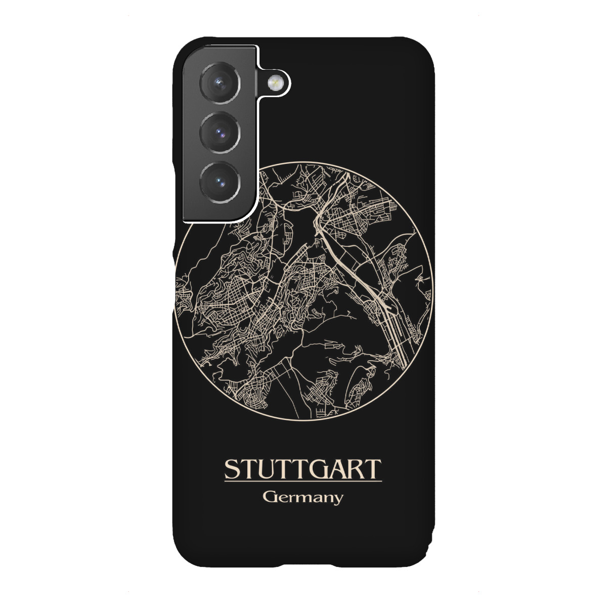 "Stuttgart Germany Retro Map"für Samsung Galaxy - Premium-Case Handyhülle artboxONE