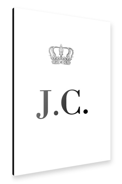 Alu-Dibond "King JC" 30x20 cm artboxONE