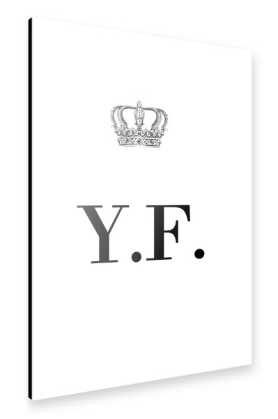 Alu-Dibond "King YF" 30x20 cm artboxONE