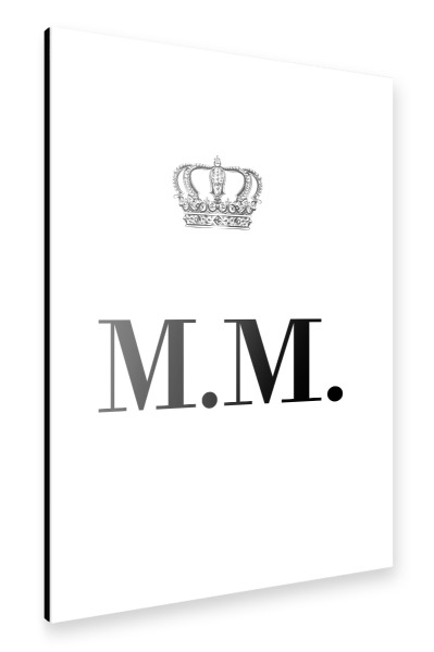Alu-Dibond "King MM" 30x20 cm artboxONE