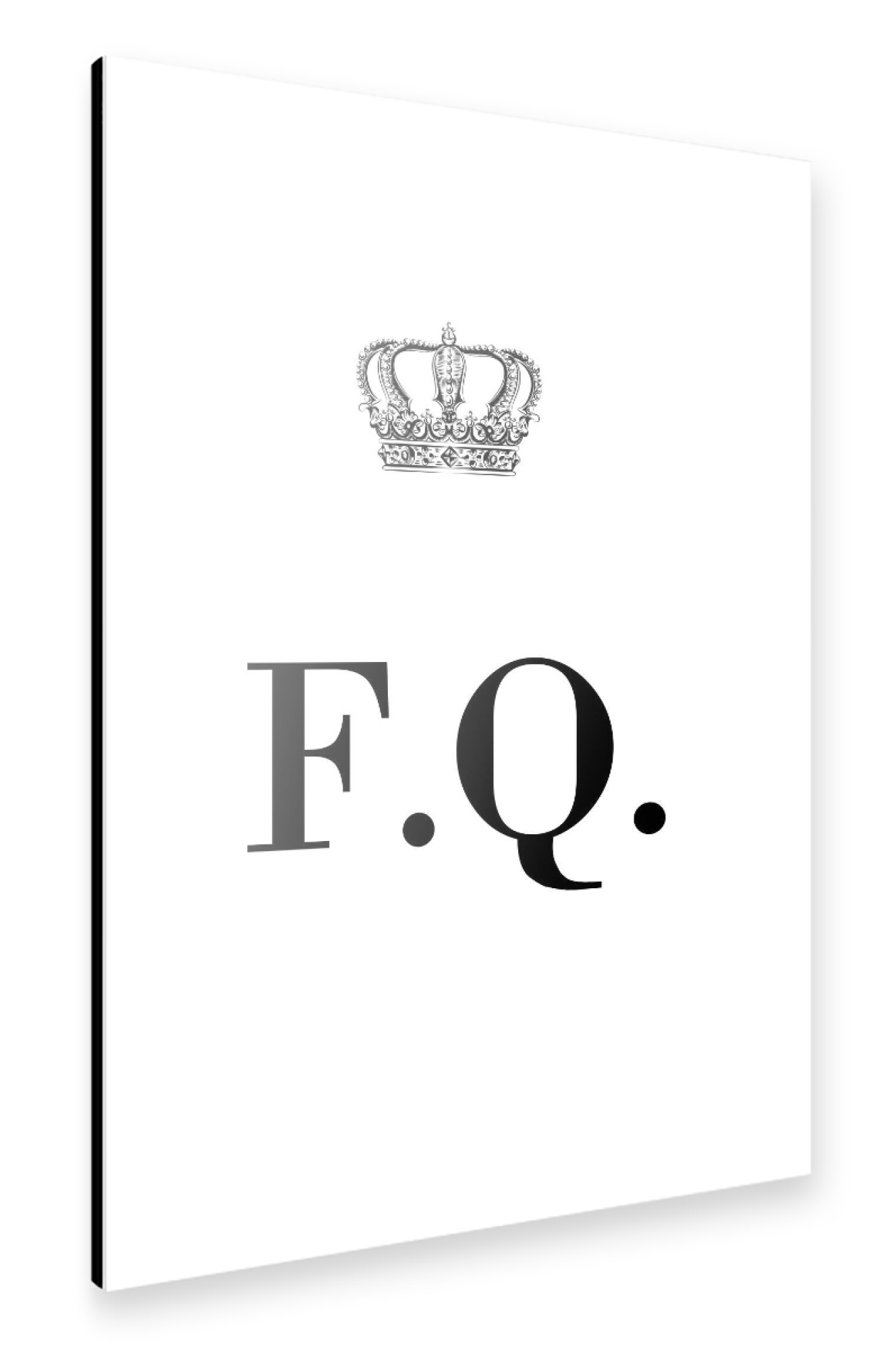 Alu-Dibond "King FQ" 30x20 cm artboxONE