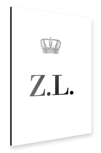 Alu-Dibond "King ZL" 30x20 cm artboxONE