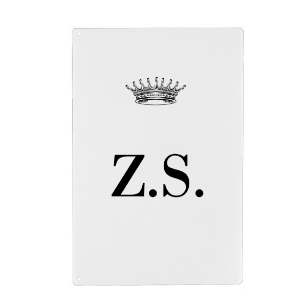 Holzbild "Queen ZS" artboxONE - Schwarzweiß,Buchstaben