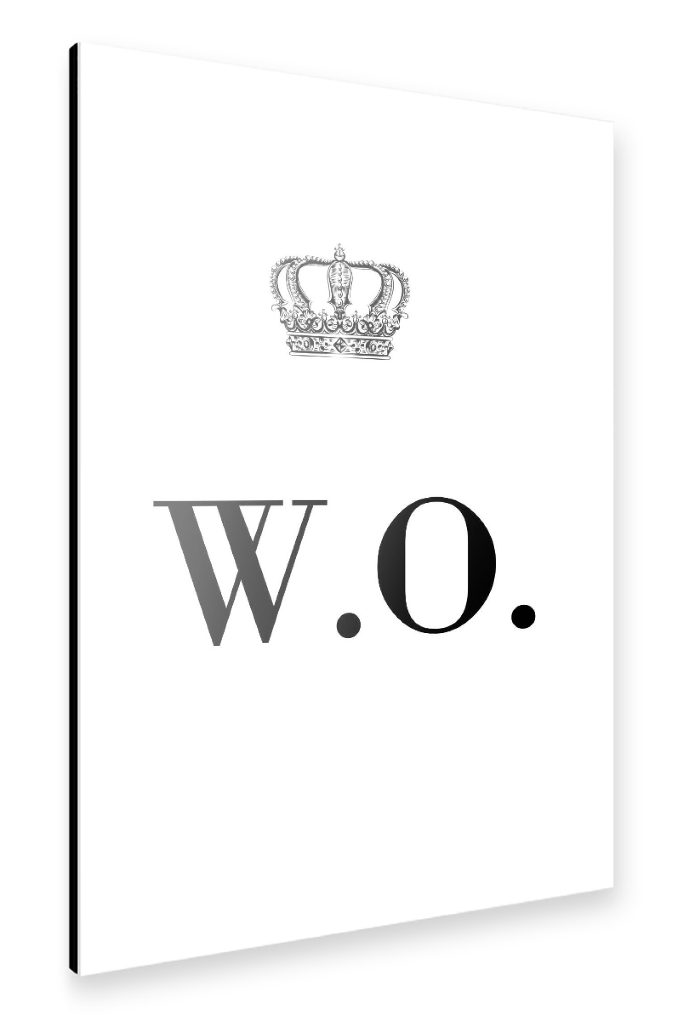 Alu-Dibond "King WO" 75x50 cm artboxONE