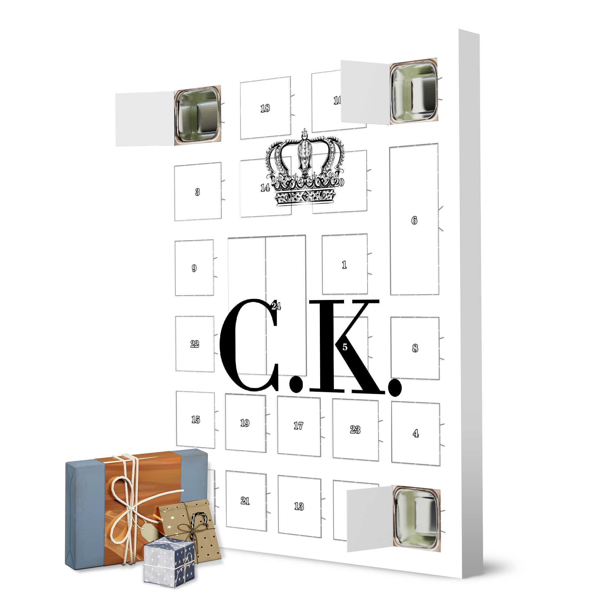 Adventskalender zum Selbstbefüllen King CK artboxONE Adventskalender Schwarzweiß
