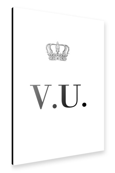 Alu-Dibond "King VU" 30x20 cm artboxONE