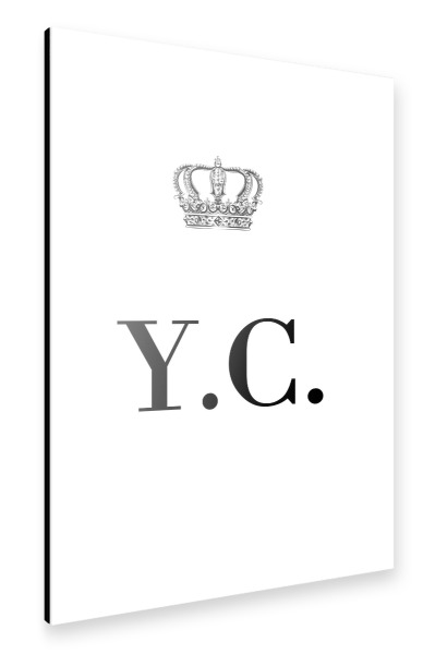 Alu-Dibond "King YC" 30x20 cm artboxONE