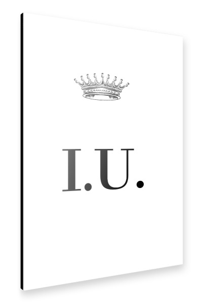 Alu-Dibond "Queen IU" 30x20 cm artboxONE