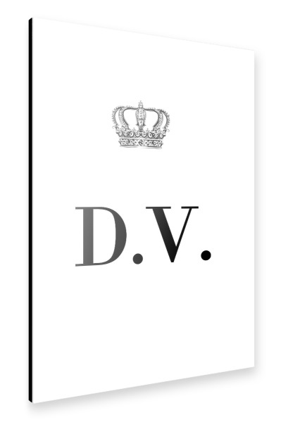 Alu-Dibond "King DV" 30x20 cm artboxONE