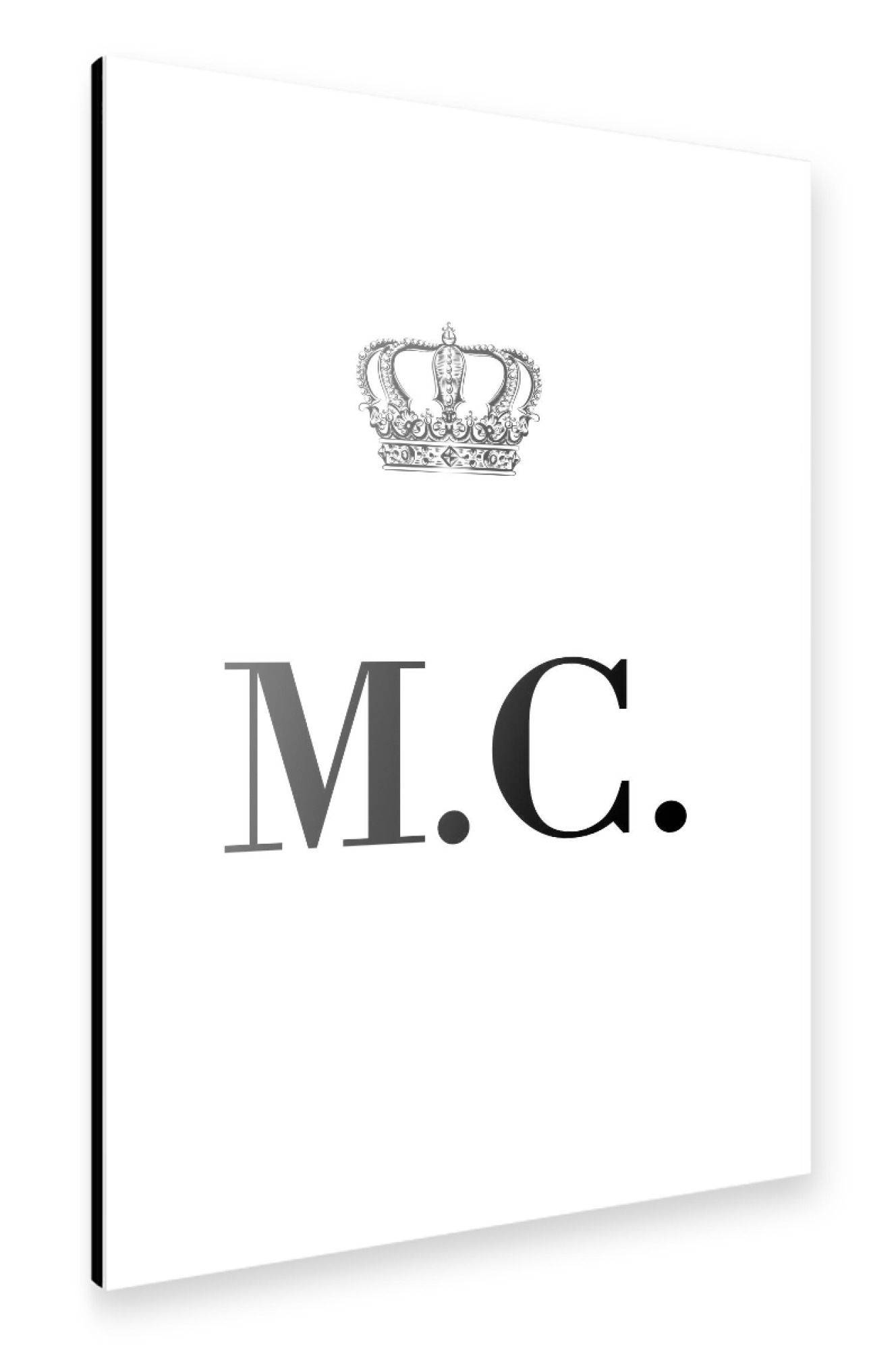 Alu-Dibond "King MC" 75x50 cm artboxONE