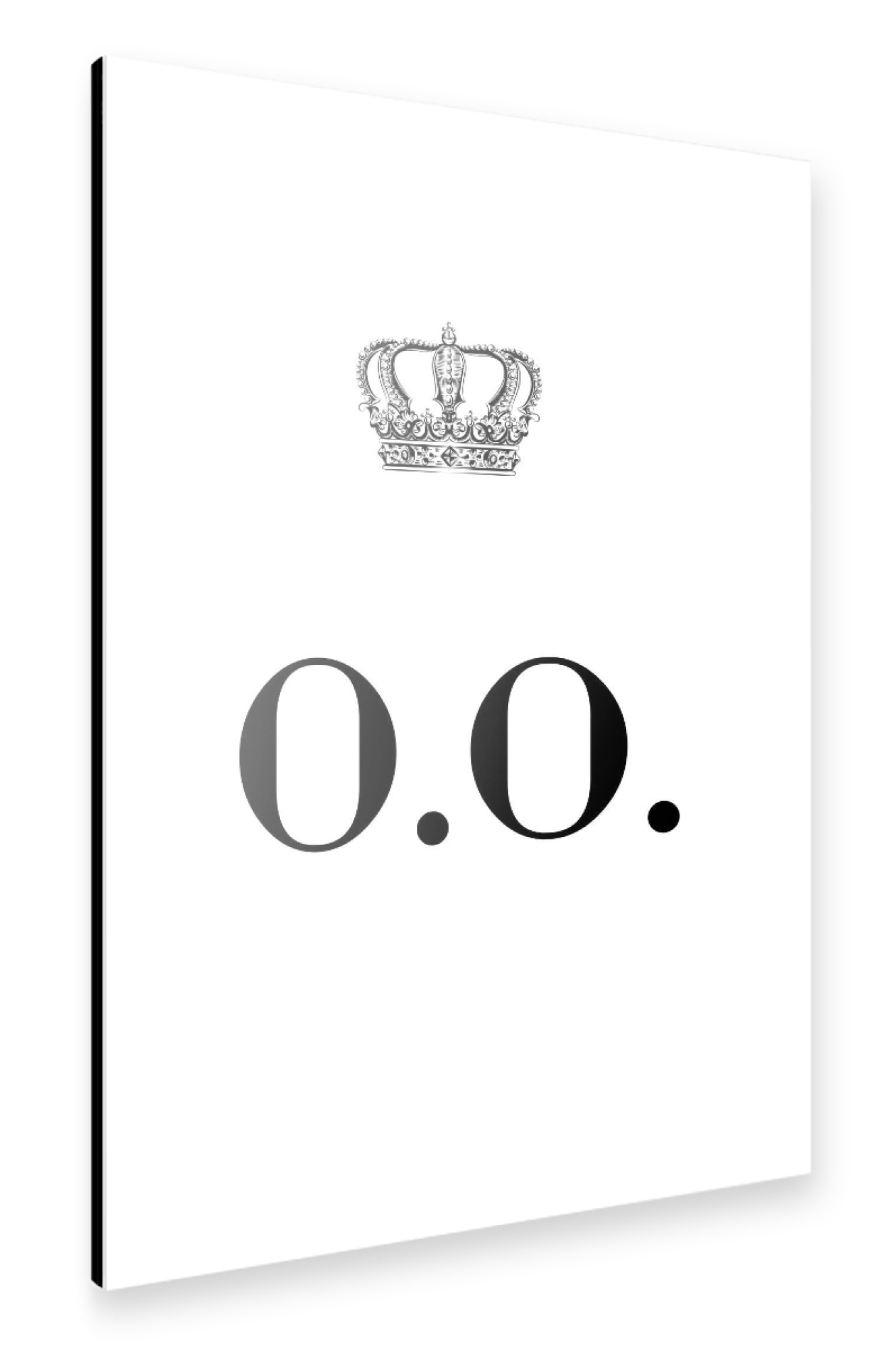 Alu-Dibond "King OO" 30x20 cm artboxONE