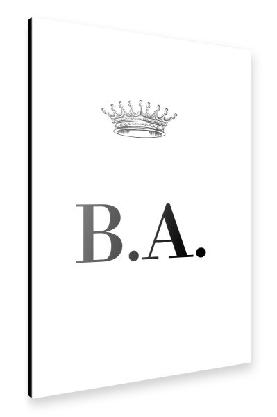 Alu-Dibond "Queen BA" 30x20 cm artboxONE