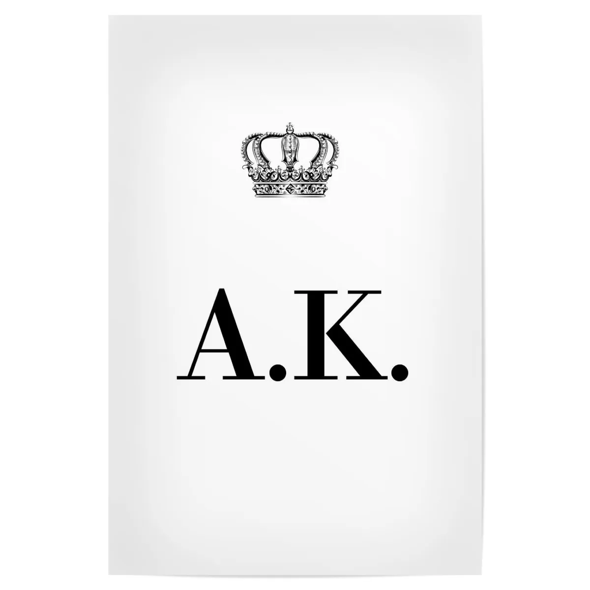Golden Crown Monogram Logo Initial AK - Stock Illustration [98159591] -  PIXTA