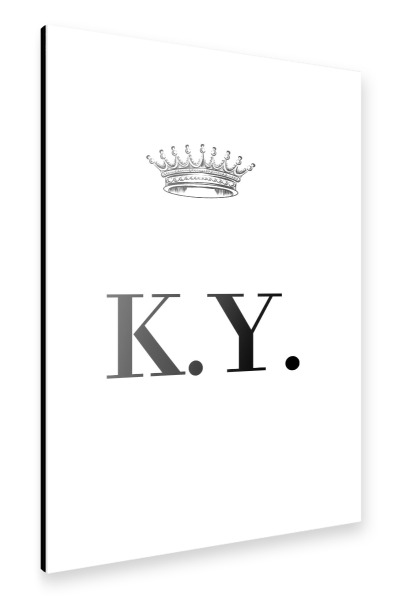 Alu-Dibond "Queen KY" 30x20 cm artboxONE