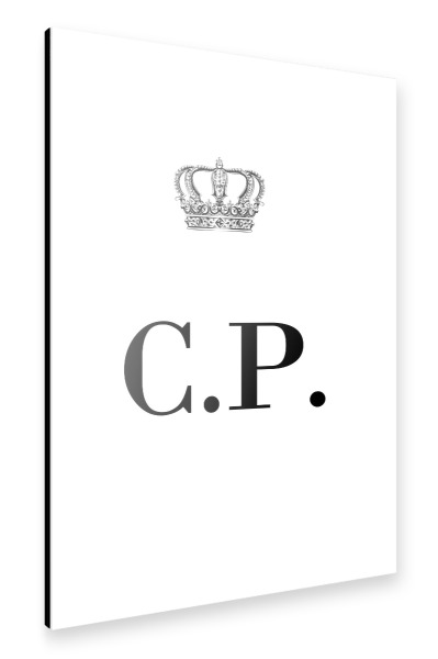 Alu-Dibond "King CP" 30x20 cm artboxONE
