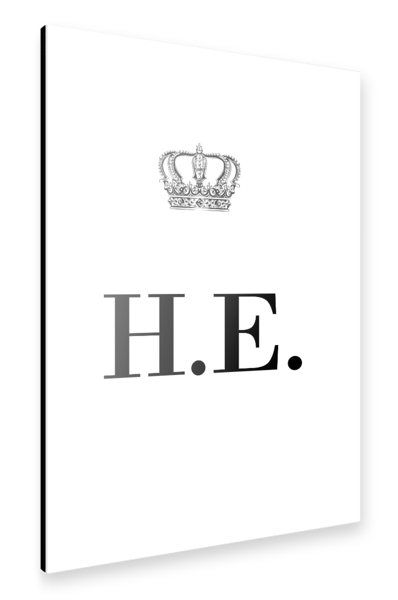 Alu-Dibond "King HE" 75x50 cm artboxONE