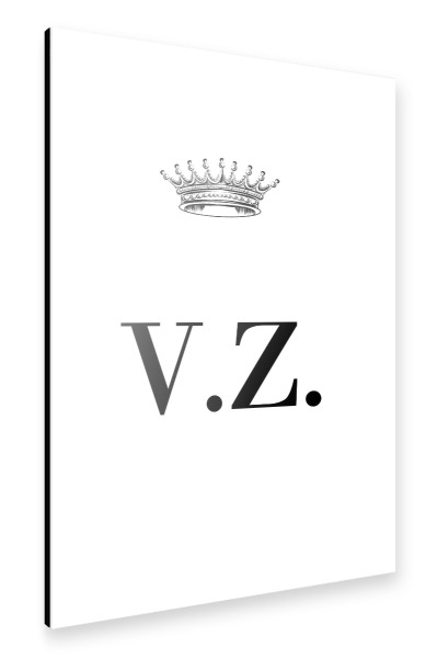 Alu-Dibond "Queen VZ" 30x20 cm artboxONE