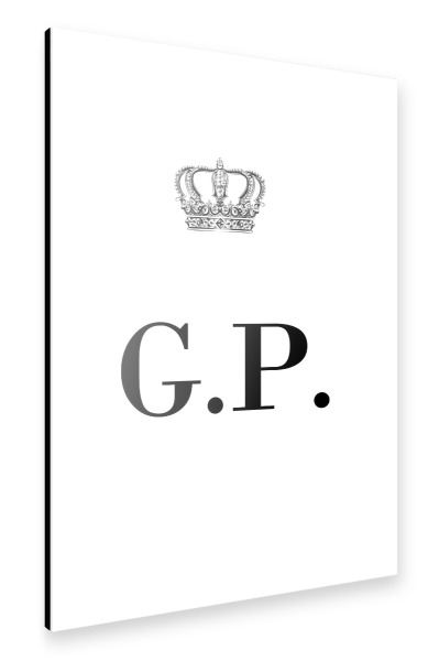 Alu-Dibond "King GP" 30x20 cm artboxONE