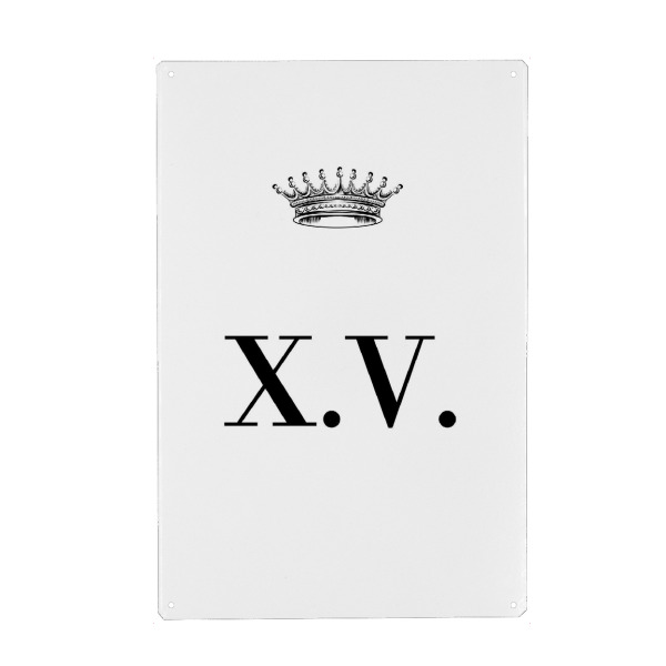 Holzbild "Queen XV" artboxONE - Schwarzweiß,Buchstaben