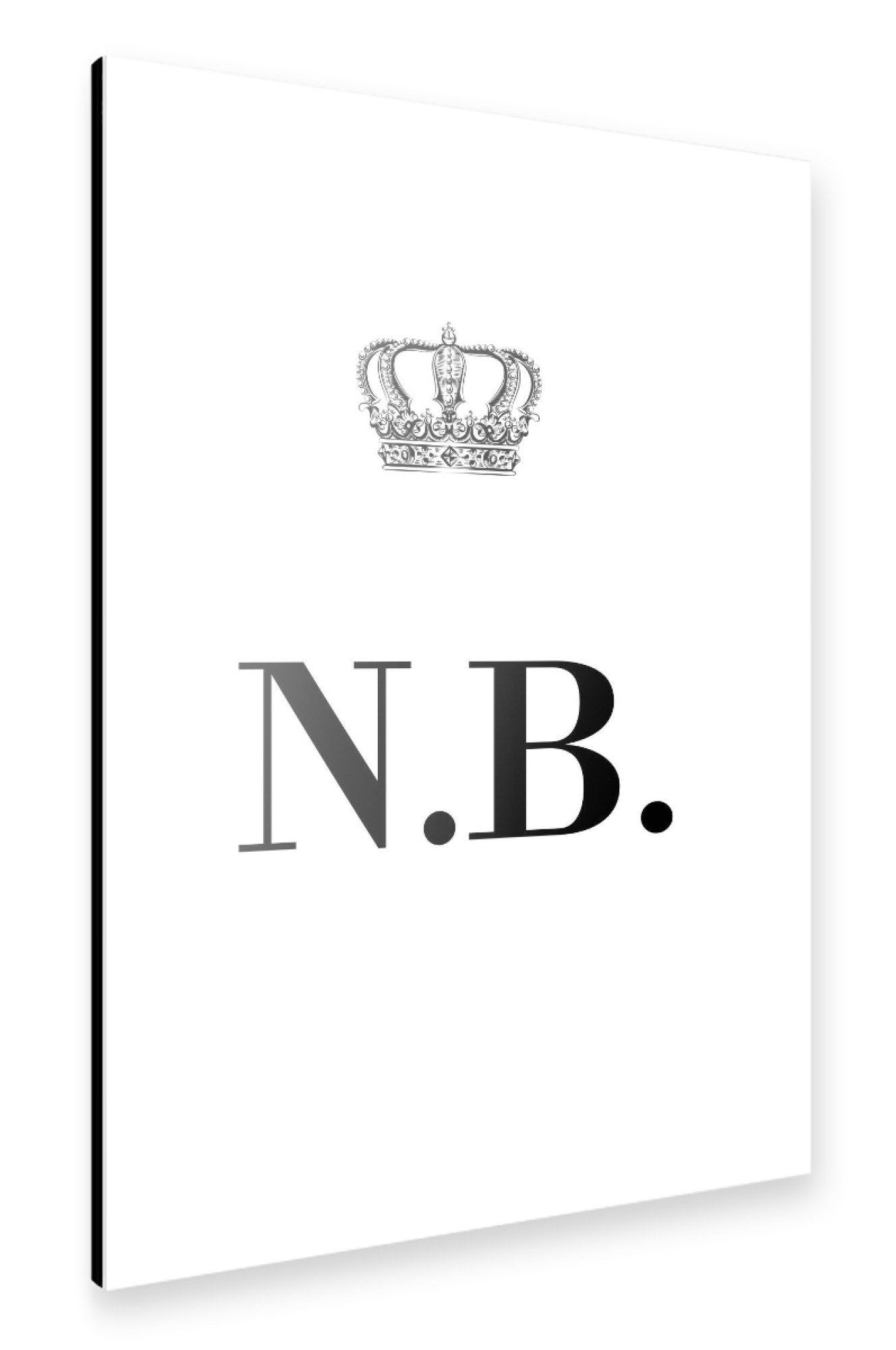 Alu-Dibond "King NB" 75x50 cm artboxONE
