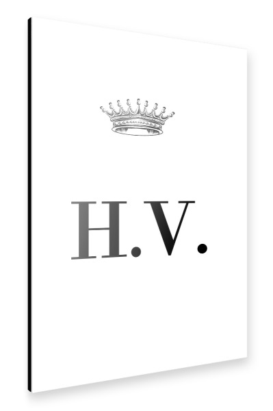 Alu-Dibond "Queen HV" 30x20 cm artboxONE