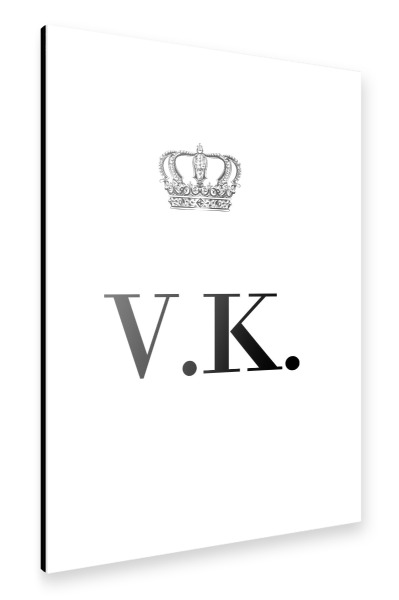 Alu-Dibond "King VK" 30x20 cm artboxONE
