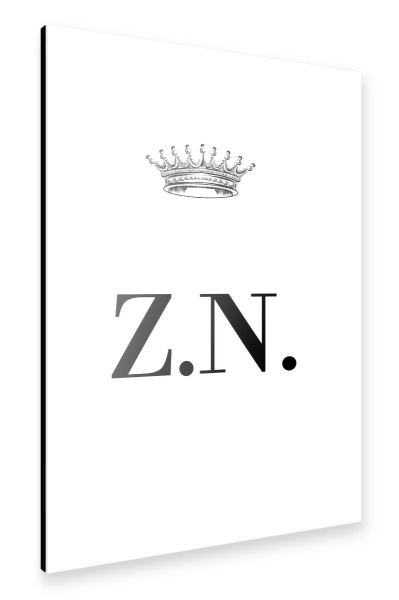Alu-Dibond "Queen ZN" 30x20 cm artboxONE