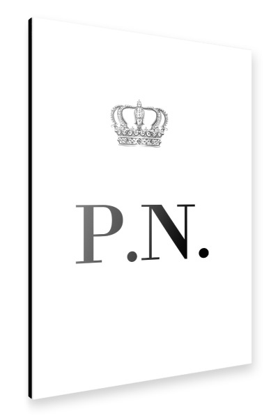 Alu-Dibond "King PN" 30x20 cm artboxONE