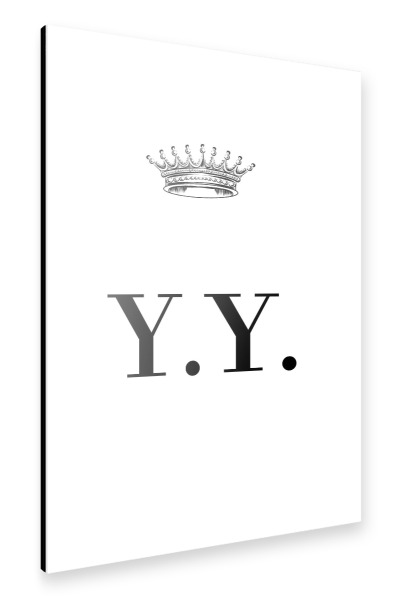 Alu-Dibond "Queen YY" 30x20 cm artboxONE