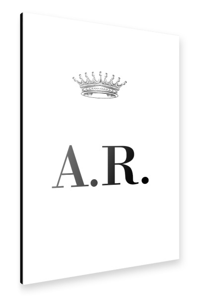 Alu-Dibond "Queen AR" 30x20 cm artboxONE