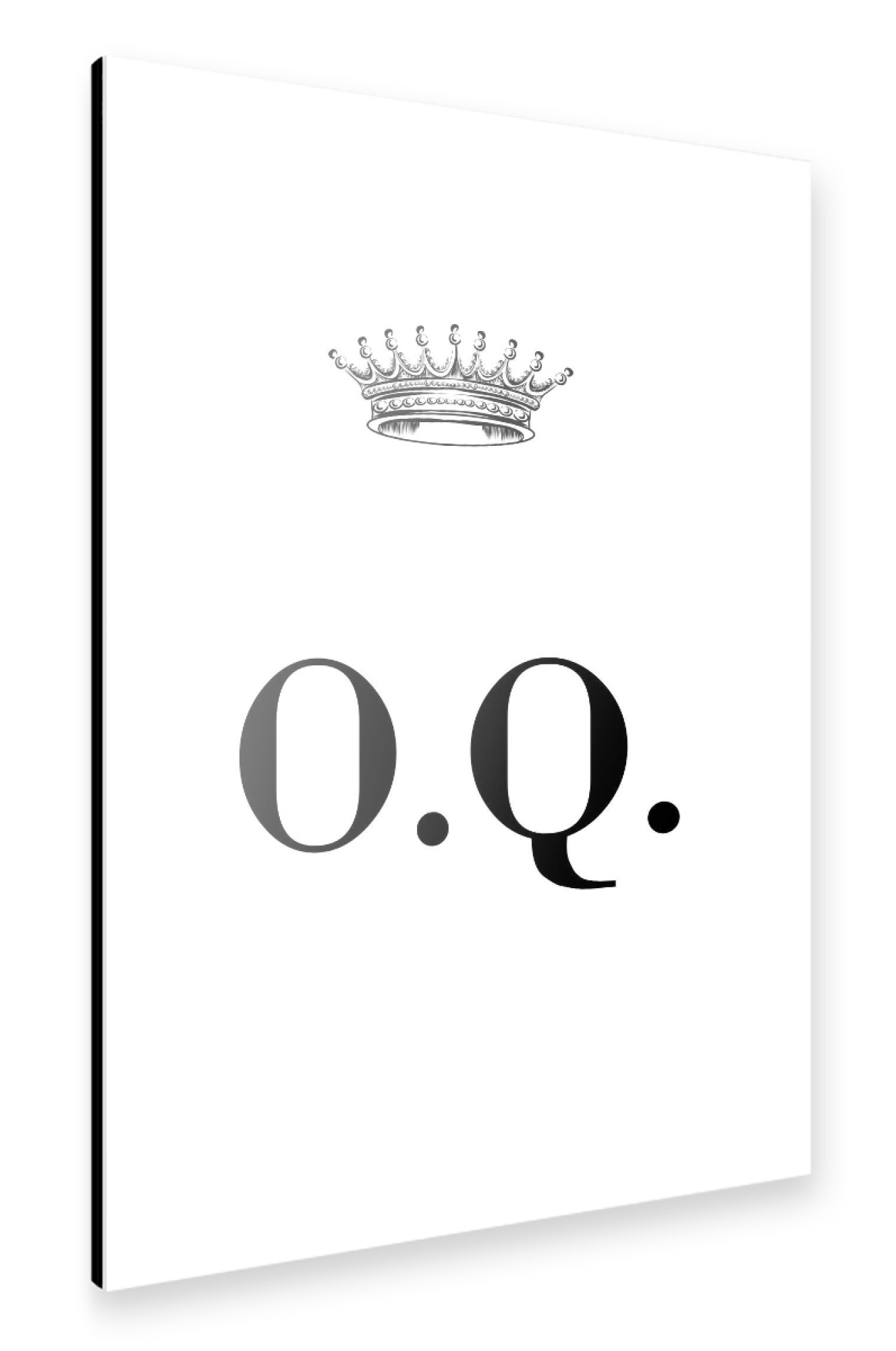 Alu-Dibond "Queen OQ" 75x50 cm artboxONE