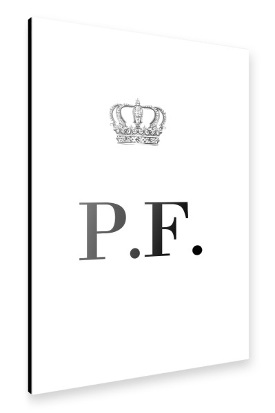 Alu-Dibond "King PF" 30x20 cm artboxONE
