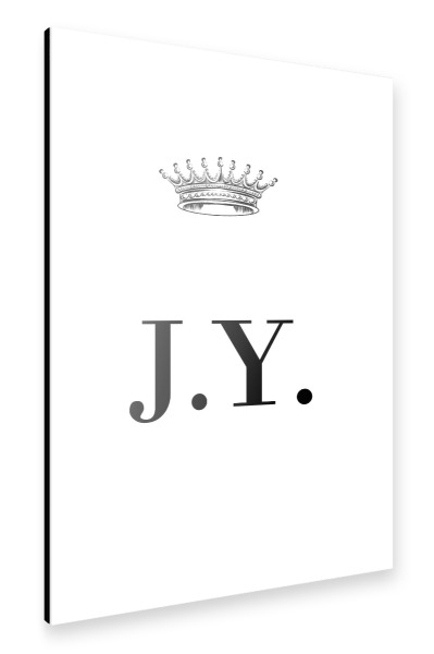 Alu-Dibond "Queen JY" 30x20 cm artboxONE