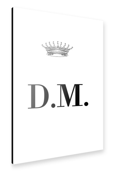 Alu-Dibond "Queen DM" 30x20 cm artboxONE