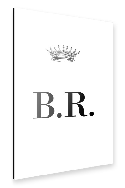 Alu-Dibond "Queen BR" 30x20 cm artboxONE