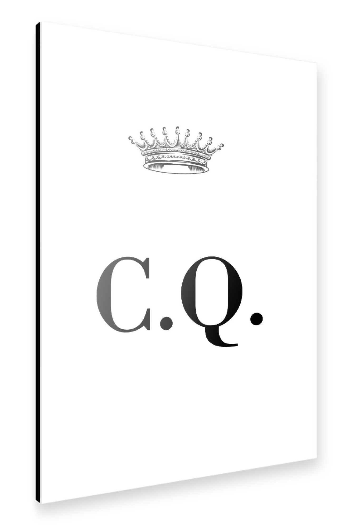 Alu-Dibond "Queen CQ" 75x50 cm artboxONE