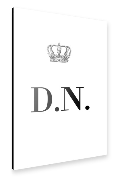 Alu-Dibond "King DN" 30x20 cm artboxONE