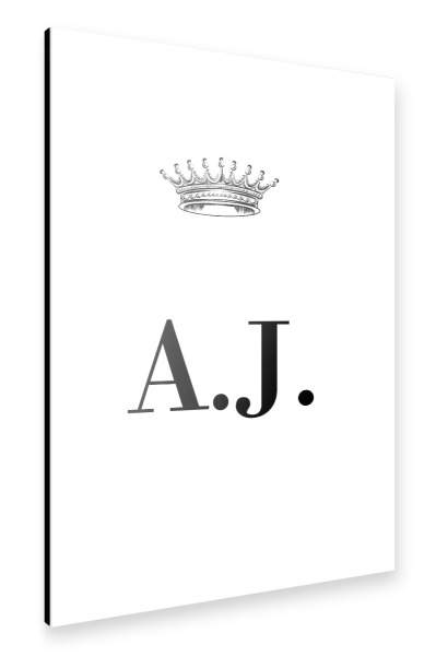 Alu-Dibond "Queen AJ" 30x20 cm artboxONE