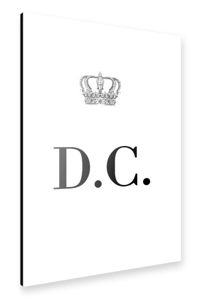 Alu-Dibond "King DC" 30x20 cm artboxONE