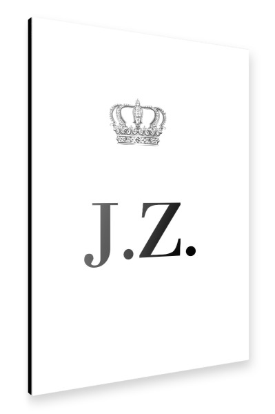Alu-Dibond "King JZ" 30x20 cm artboxONE