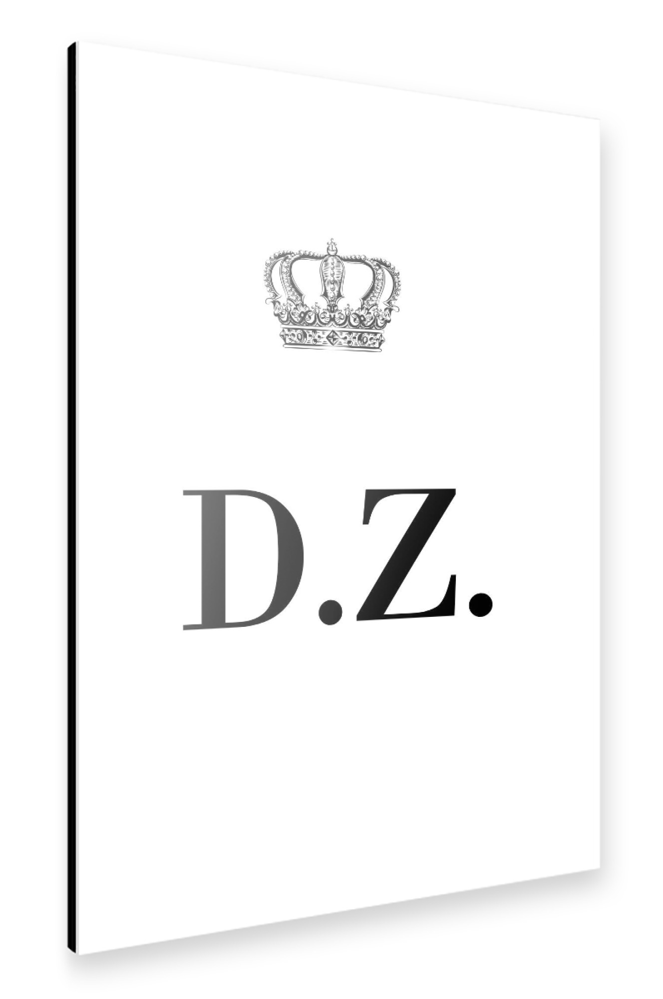 Alu-Dibond "King DZ" 30x20 cm artboxONE