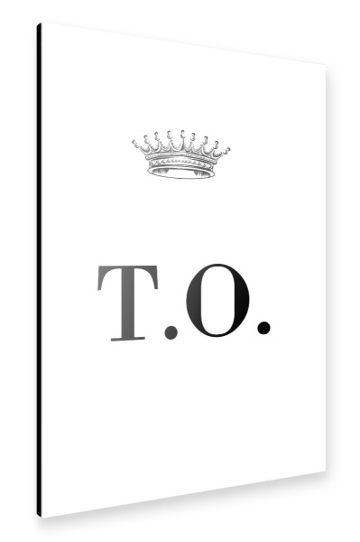 Alu-Dibond "Queen TO" 30x20 cm artboxONE