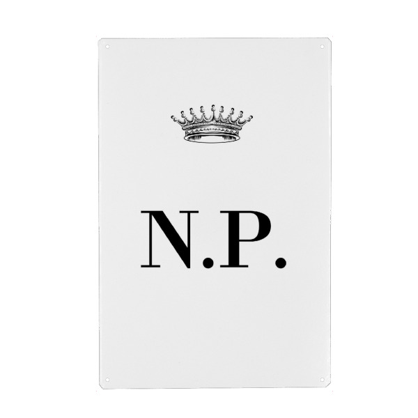 Holzbild "Queen NP" artboxONE - Schwarzweiß,Buchstaben