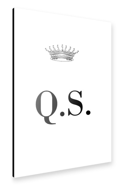 Alu-Dibond "Queen QS" 30x20 cm artboxONE