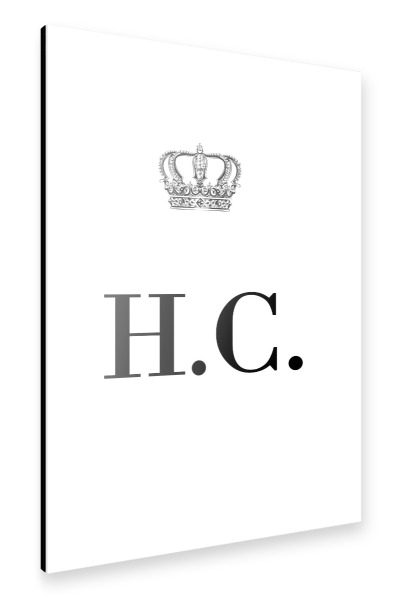 Alu-Dibond "King HC" 30x20 cm artboxONE