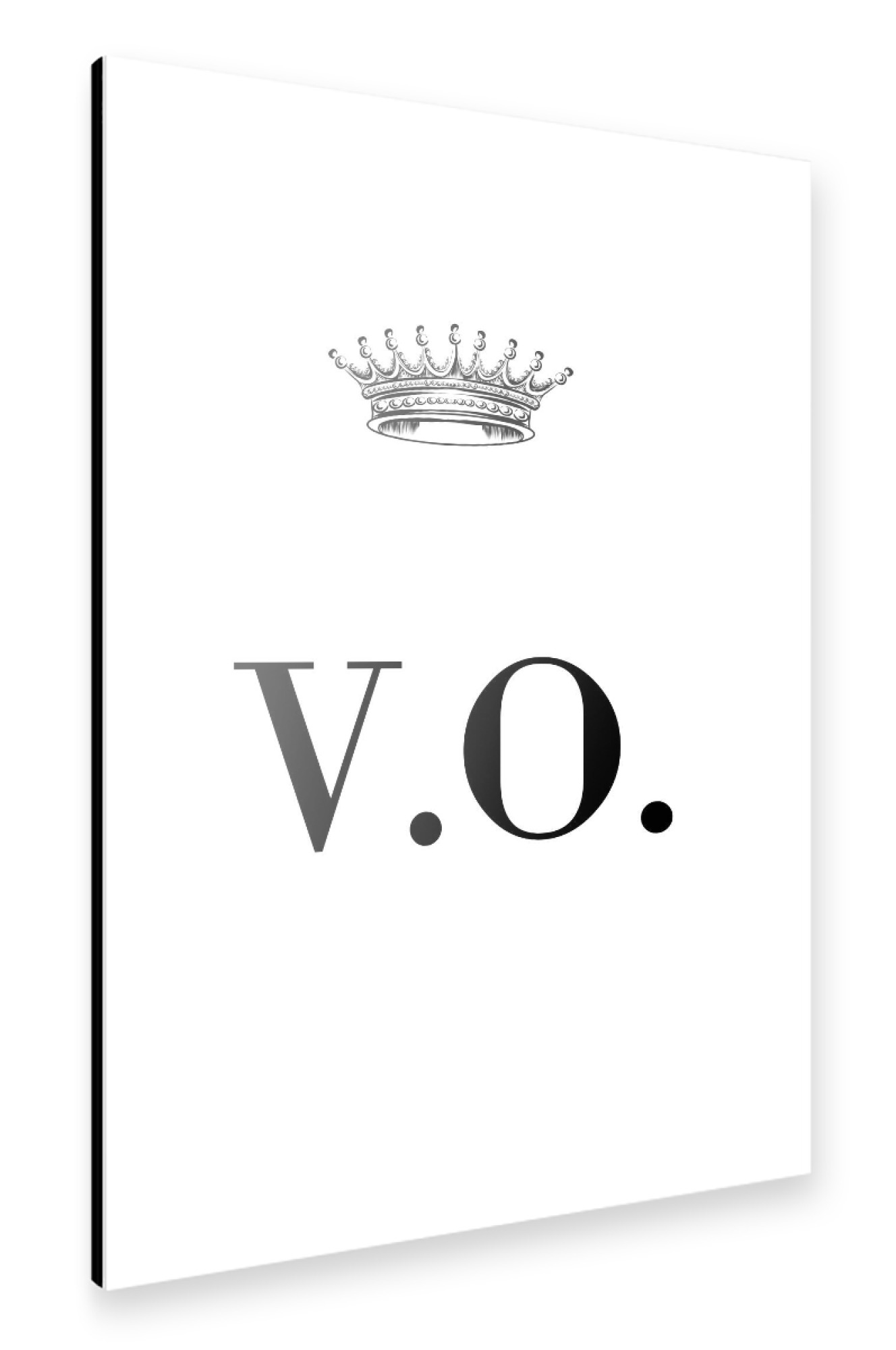 Alu-Dibond "Queen VO" 75x50 cm artboxONE